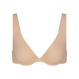 SKIMS Fits everybody high Apex bra 34B Clay (unlined) NWT